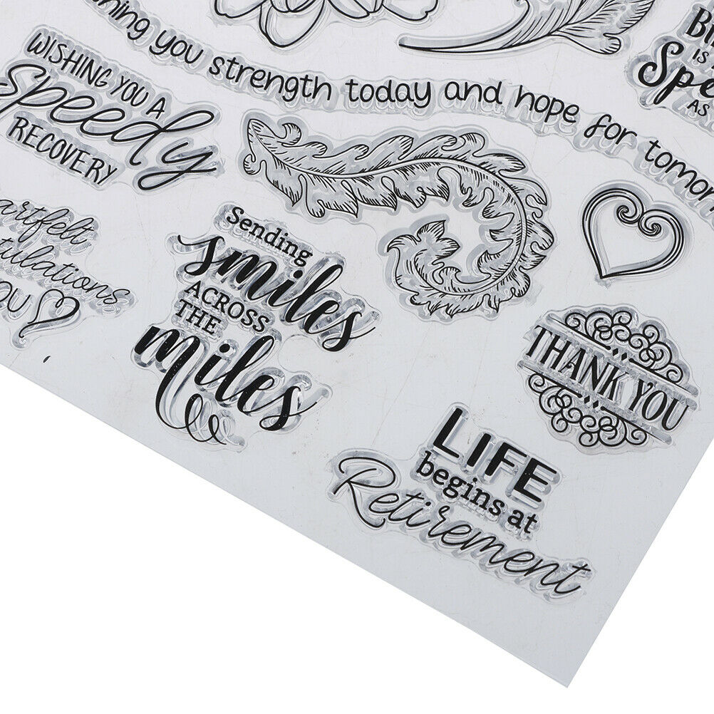 happy birthday transparent clearsilicone stamp for diyscrapbooking photode.l8