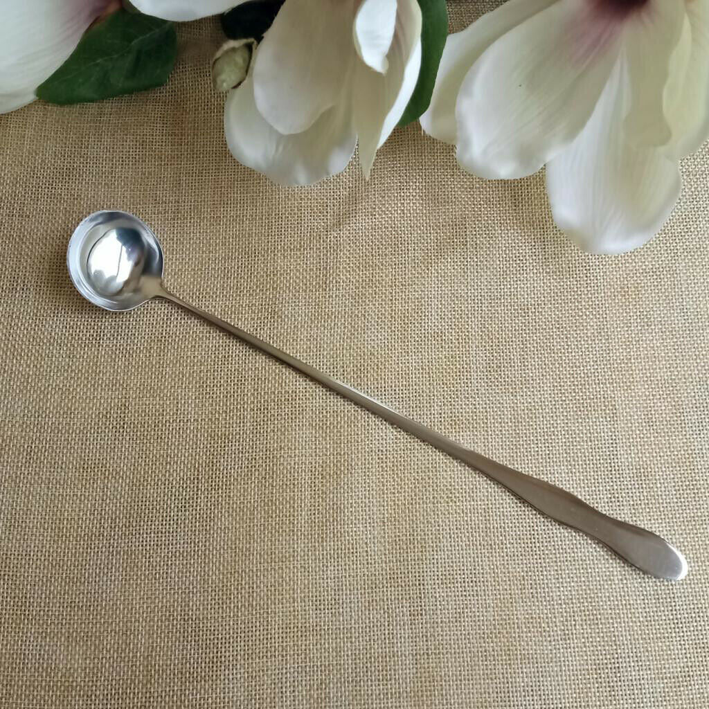 2x long handled stainless steel wax mixing spoon candle making tool