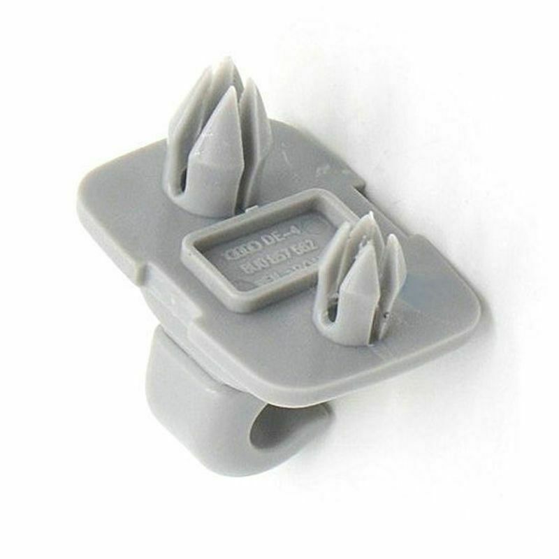 Gray Interior Sun Visor Clip Hook For Audi A1 A3 S3 A4 S4 A5 S5 Q3 Q5 TT QuattU8
