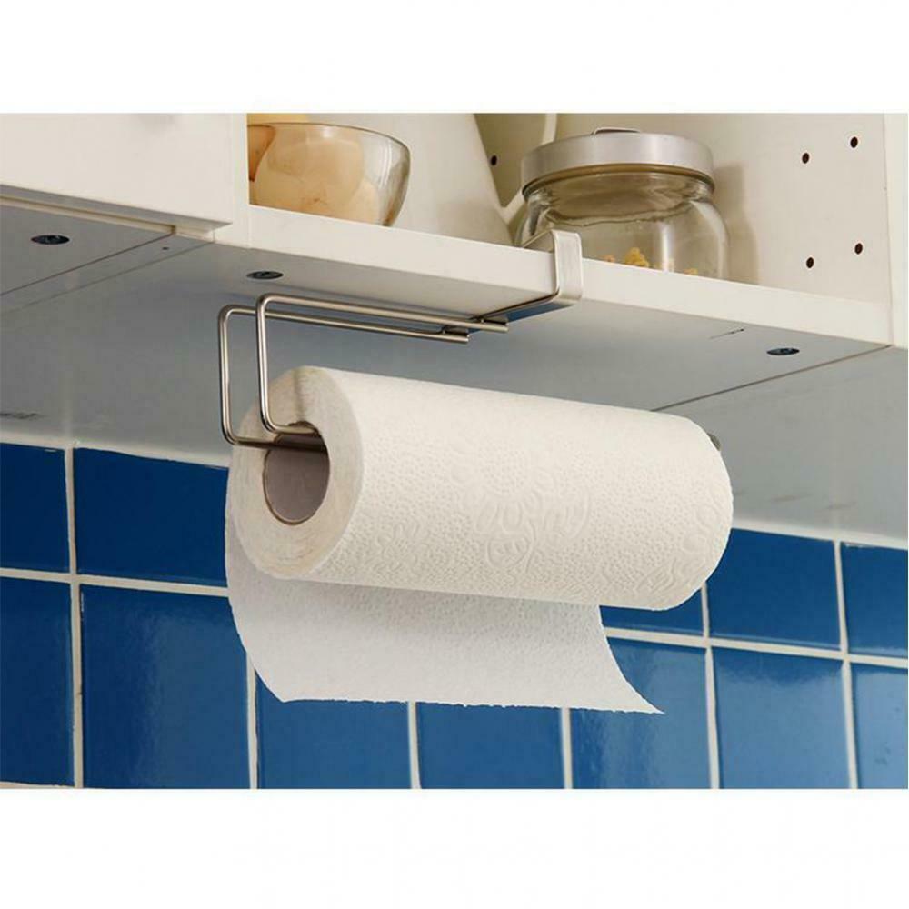 Hanging Paper Towel Shelf For Kitchen, Paper Towel Shelf Under Cabinet, No
