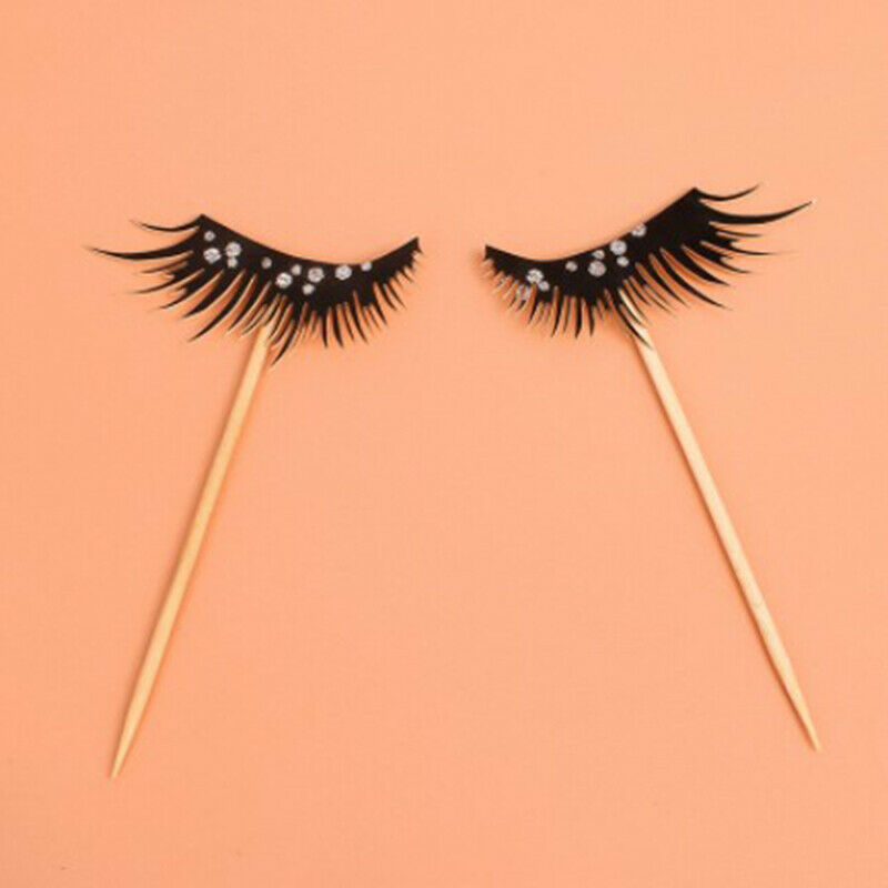 Perfume Lipstick Makeup Cake Toppers DIY Girl Cake Flags Party Baking Dec.l8