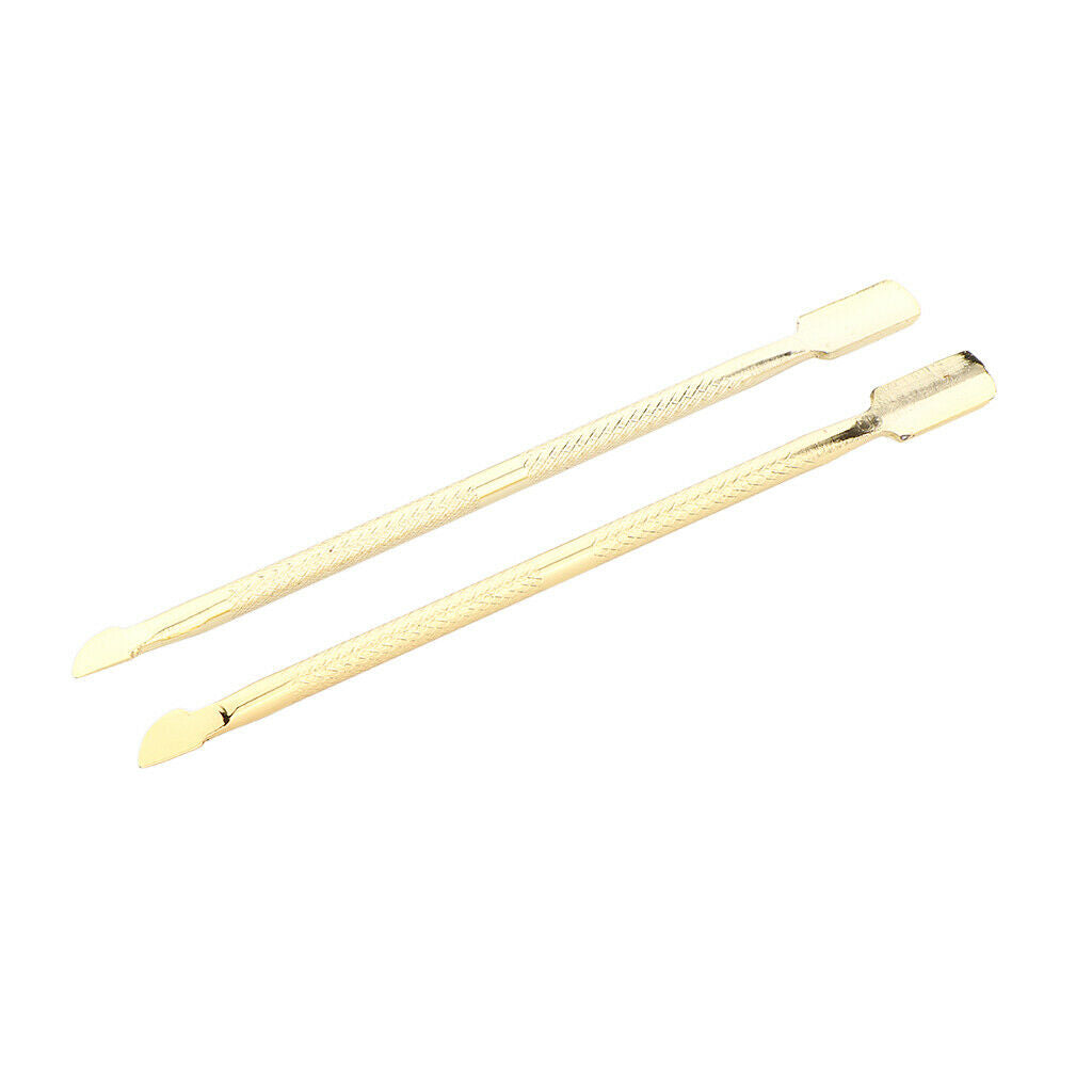 Pack of 2 Cuticle Pusher Remover Nail Died Skin Hard-skin Cleaning Cleaner for