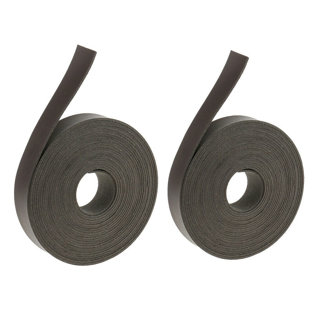 Pack of 2 Multipurpose 5.5Yard PU Leather Strap Strips Belt Leathercraft