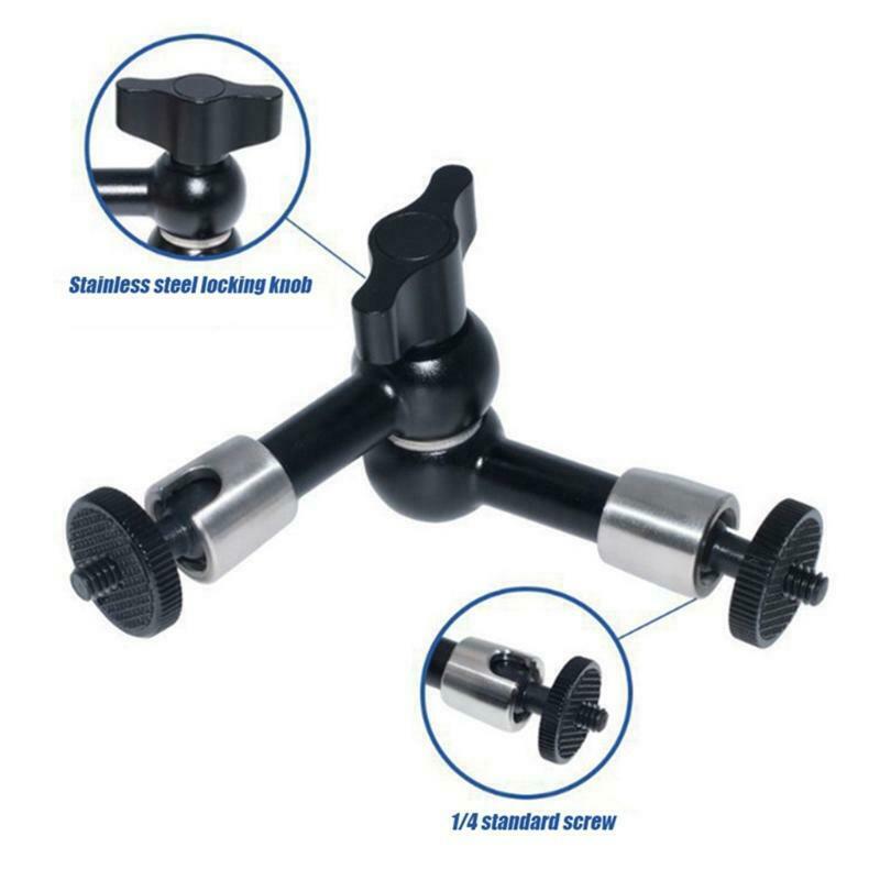 7-inch Multi-Function -Magic Arm Universal Crab Claw Clamp Bracket 1/4" Screw