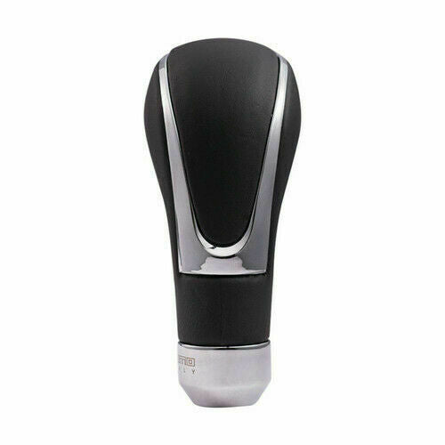 Black Leather Car Gear Shift Knob Shifter Lever Grip Manual Automatic Universal