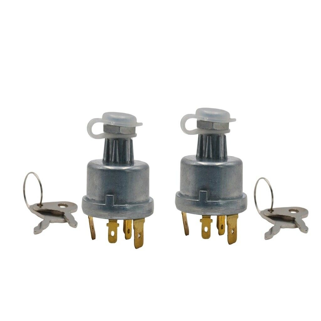 2x New Tractor Ignition Key Starter Switch for Lucas 12 24V 128SA Tractor