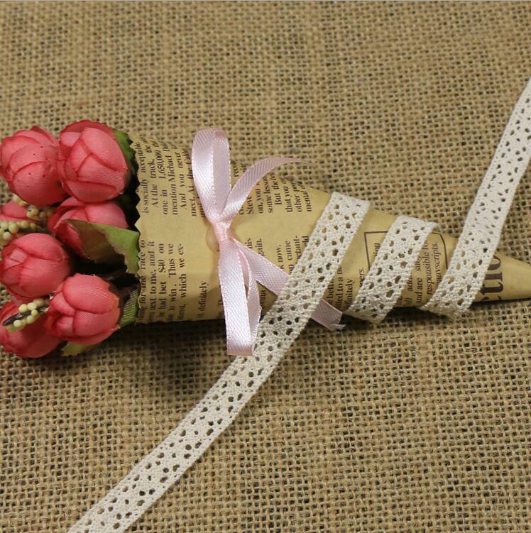 10 Yards Hollow oval Cotton Crochet Lace decoration clothing sewing accesories