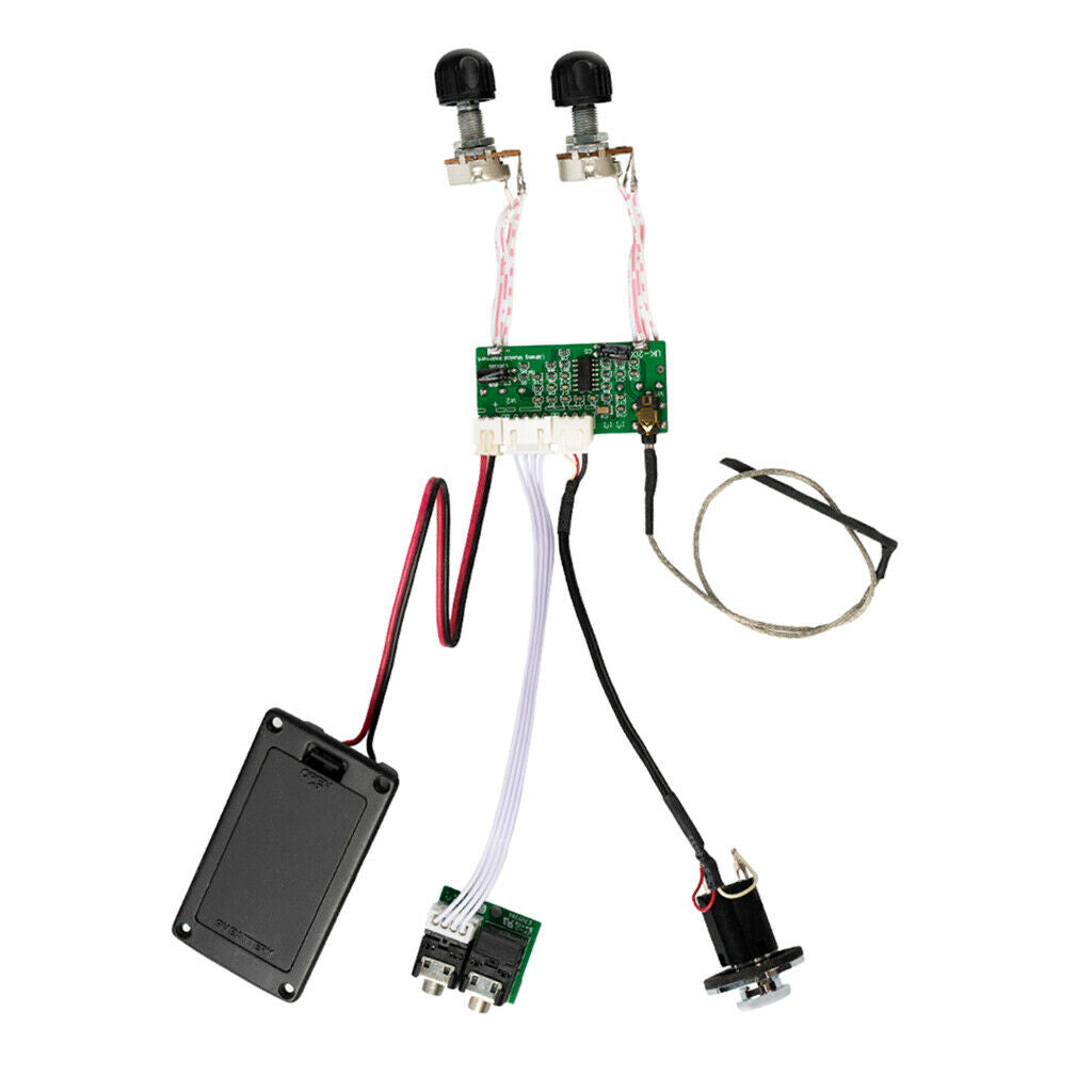 4 String Ukulele Pickup Preamp Active Amplifier for Bass Ukulele Parts