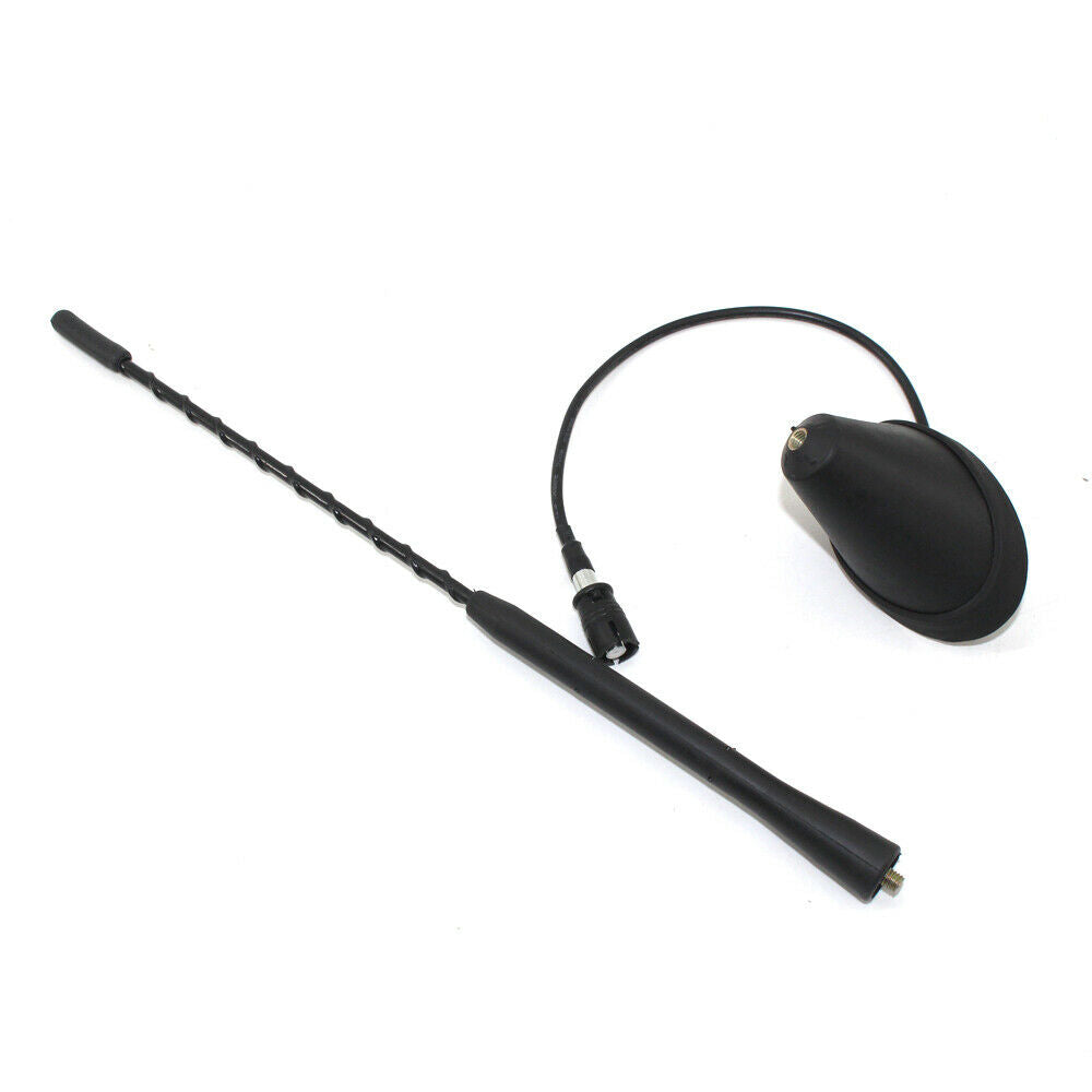11" Aerial Antenna + Base Car Radio AM/FM Roof Mast Whip for VW BMW Mazda