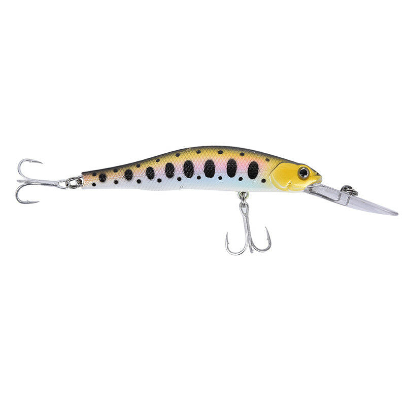 12cm 13.4g Minnow Fishing Lure Slow Sinking Crankabits Wobbler Hook Hard .l8