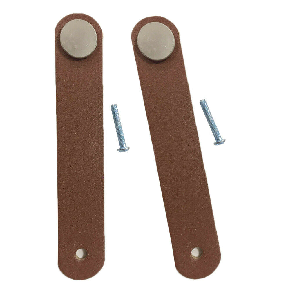 2 Pieces Handmade Luggage Handle Cabinet Furniture Door Pull Knob Multi-size