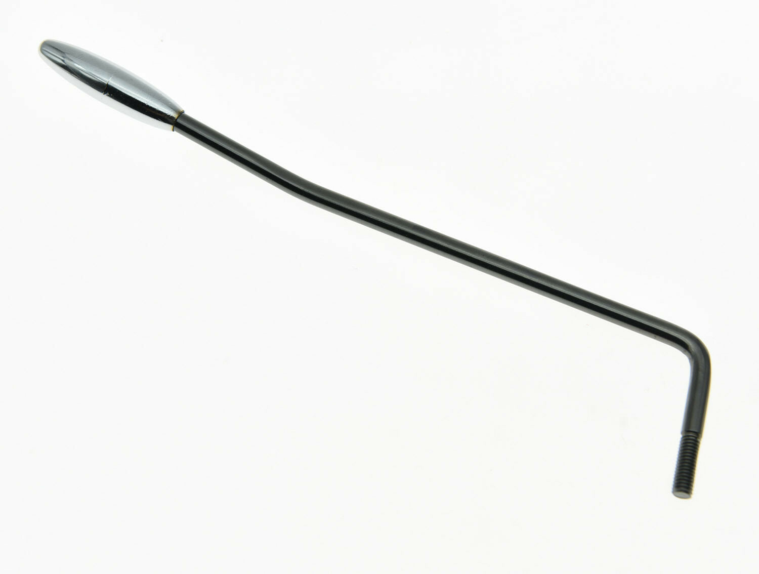 5mm ST Strat Guitar Tremolo Trem Arm Whammy Bar Black with Chrome Tip
