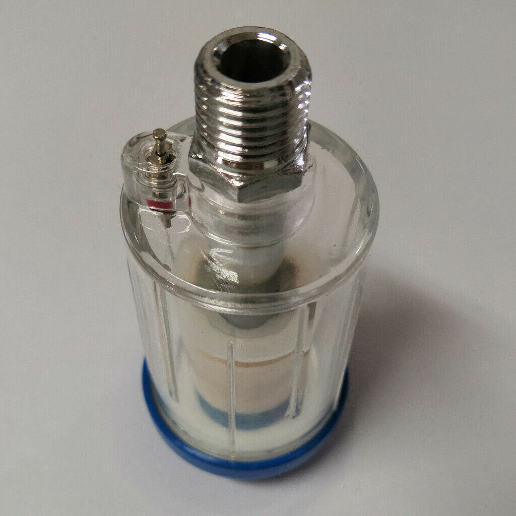 Inline 1/4inch Water Oil Separator Moisture Trap for Spray Paint Gun Tool