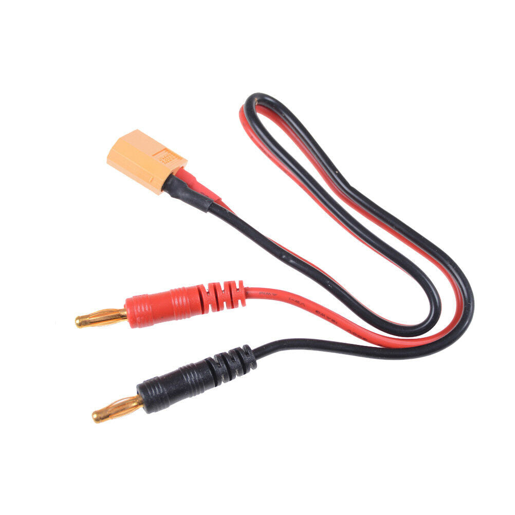 XT60 LiPo Battery Charging Cable to 4mm Bullet/Banana Plugs Lead.l8