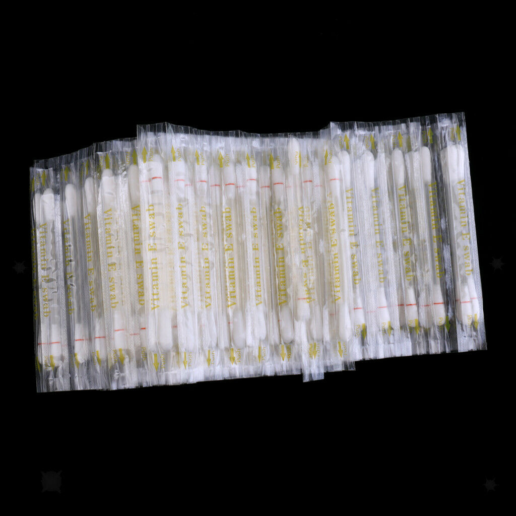 100 Dental Vitamin E Swabs Teeth Whitening Lips Gum Protection Moisturizing