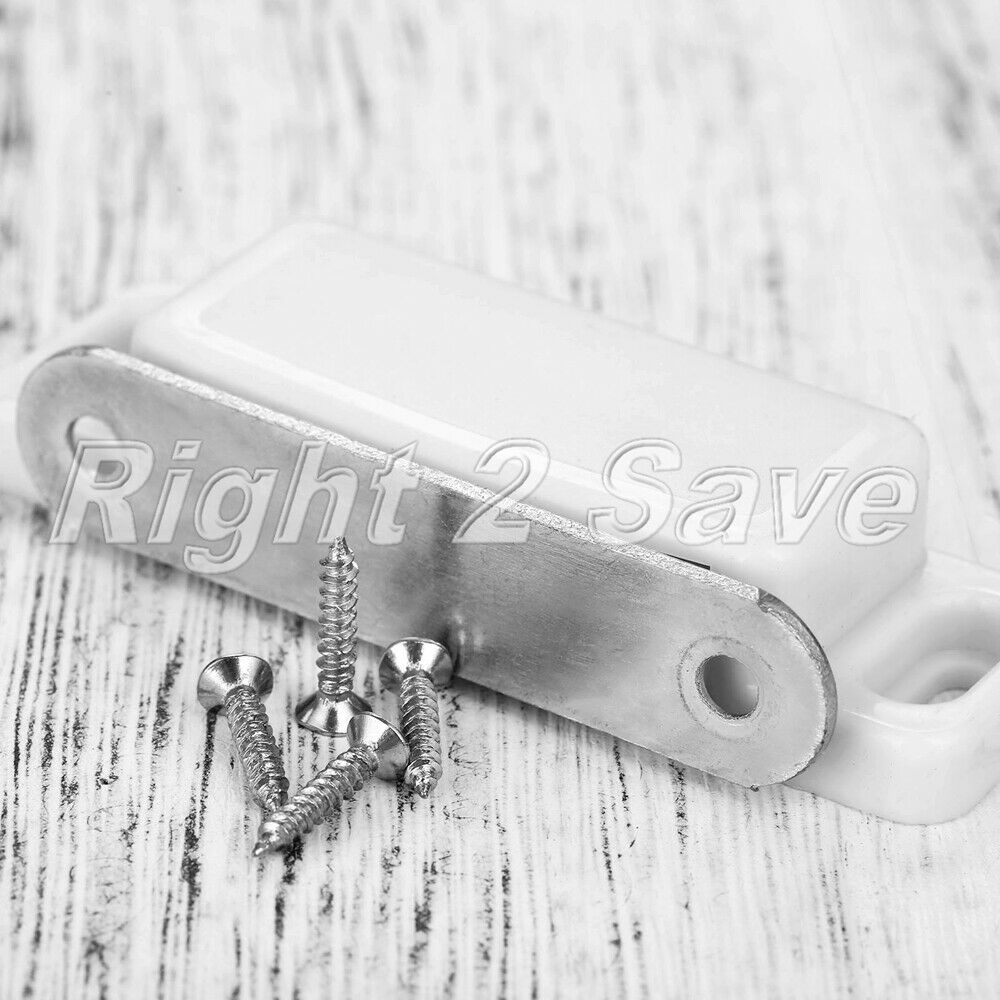 74*23mm Magnetic Cupboard Door Catch Strong Furniture Cabinet Latches & Screws