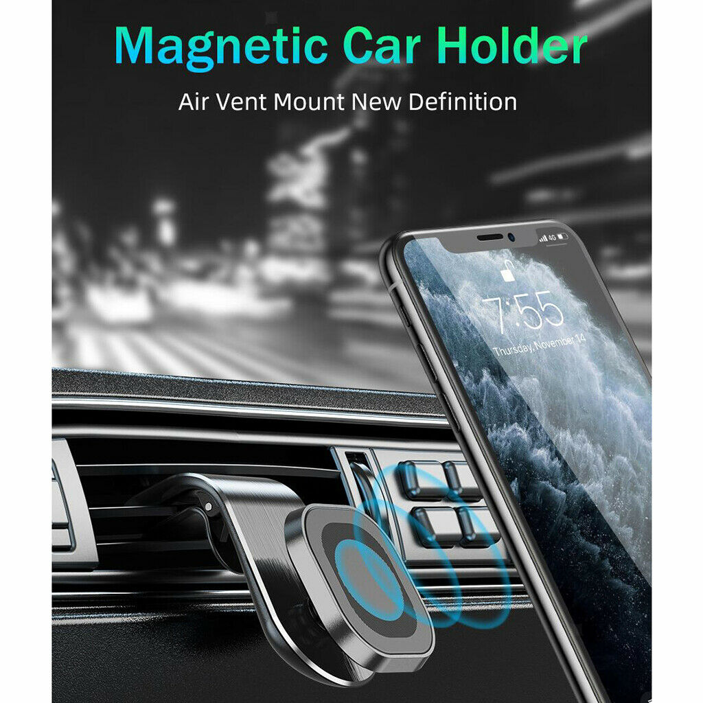 Universal Cell Phone Bracket Magnetic Holder Hands Free for Auto Air Vent