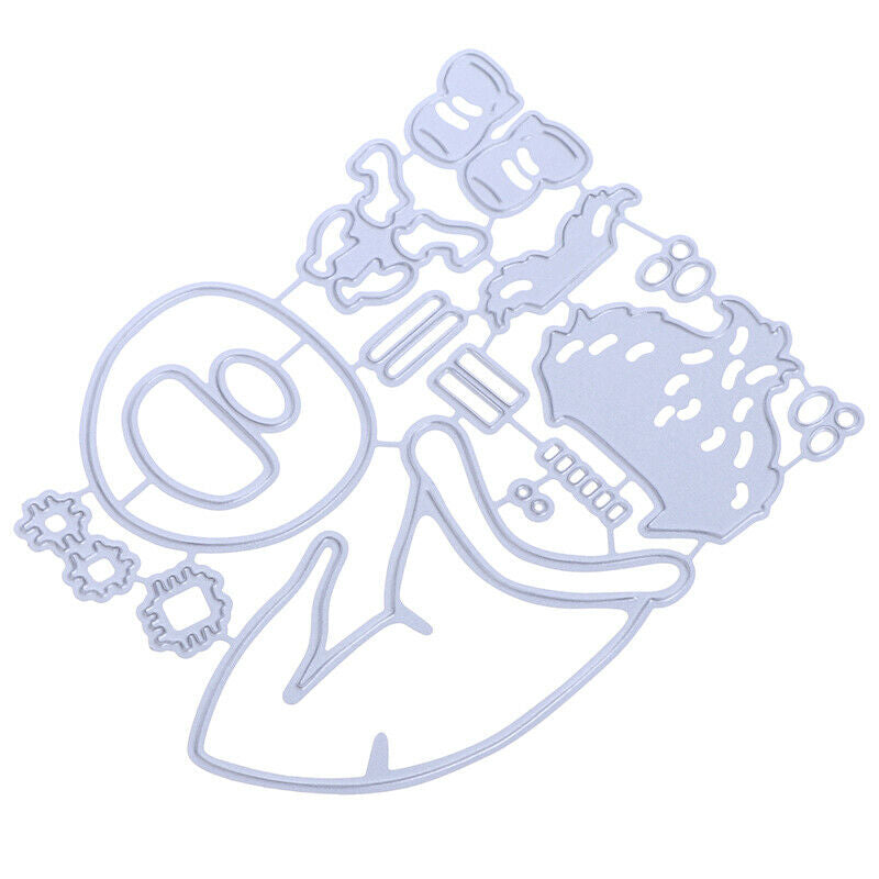 Santa Claus Set Metal Cutting Dies Stencil Scrapbooking Embossing Christm.l8