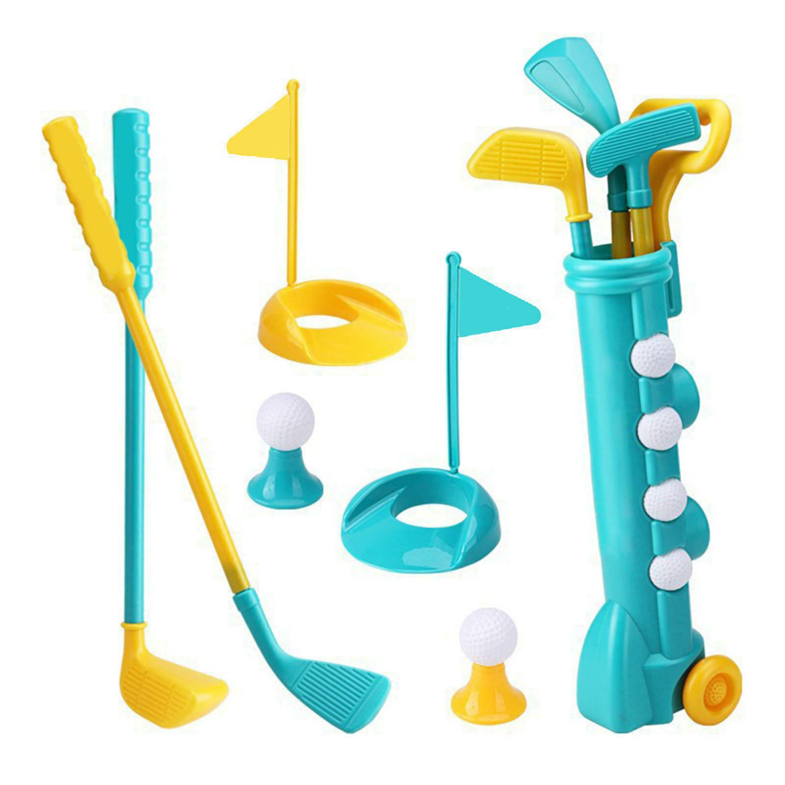 Practicing Kids Golf Clubs Funny Safe 1 Set Mini for Traveling Garden Boys