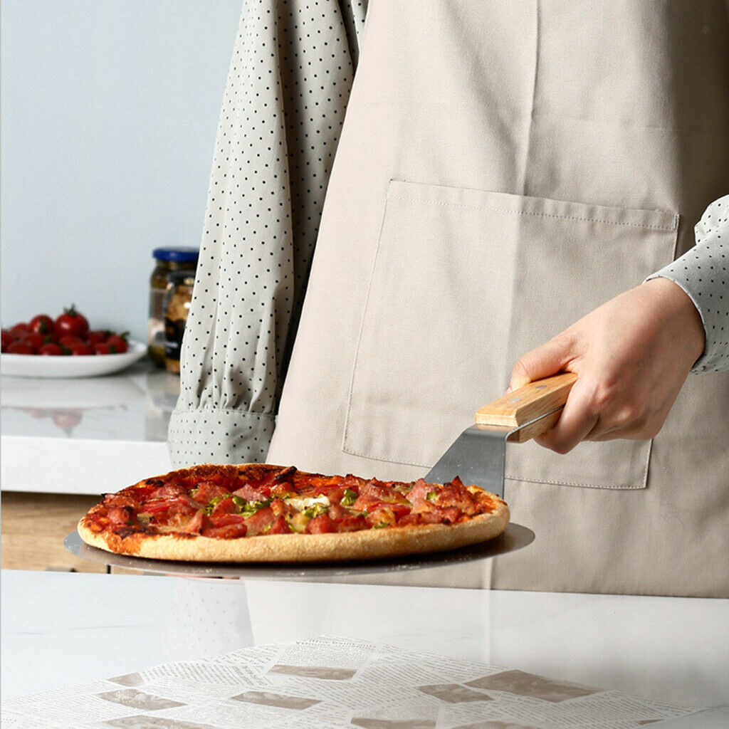 12inch Pizza Peel Paddle with Wood Handle Homemade Pizza Baker Oven BBQ Tool