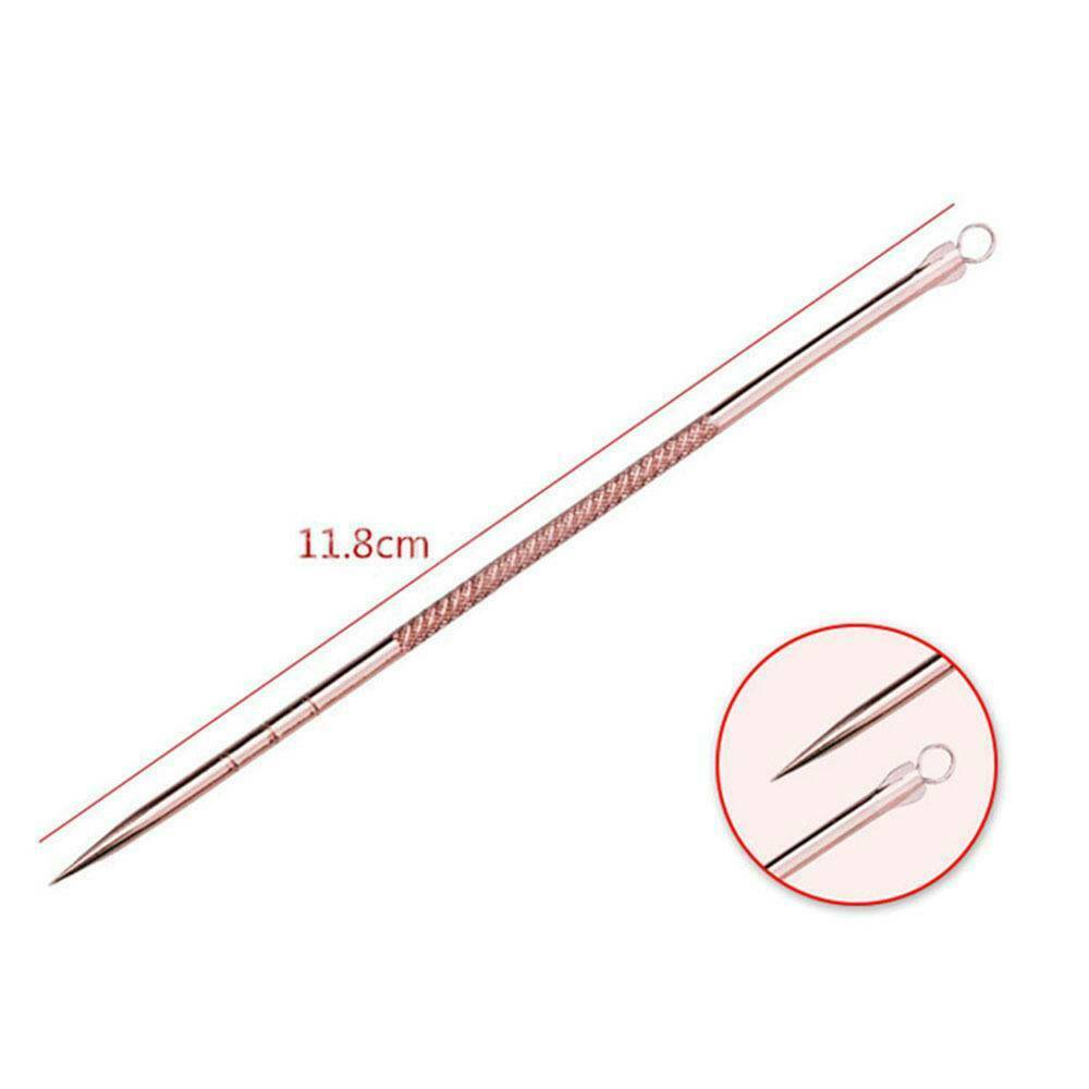 4* Blackhead Whitehead Pimple Spot Comedone Extractor Remover Popper Tool Kit AU