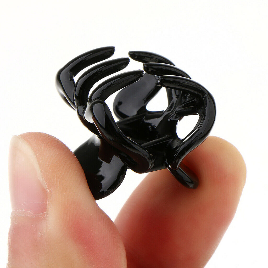 24 Pieces Plastic Small Mini Hair Claw Clips Clamps Jaw for Girls Women