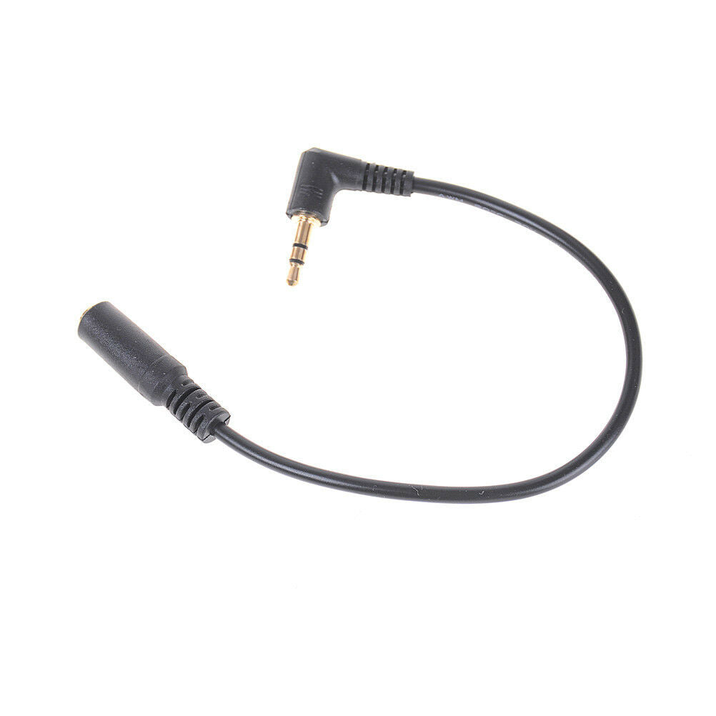 3.5mm 3pole Audio Stereo Male To Female 90Degree Right Angled Extension Cable Tt