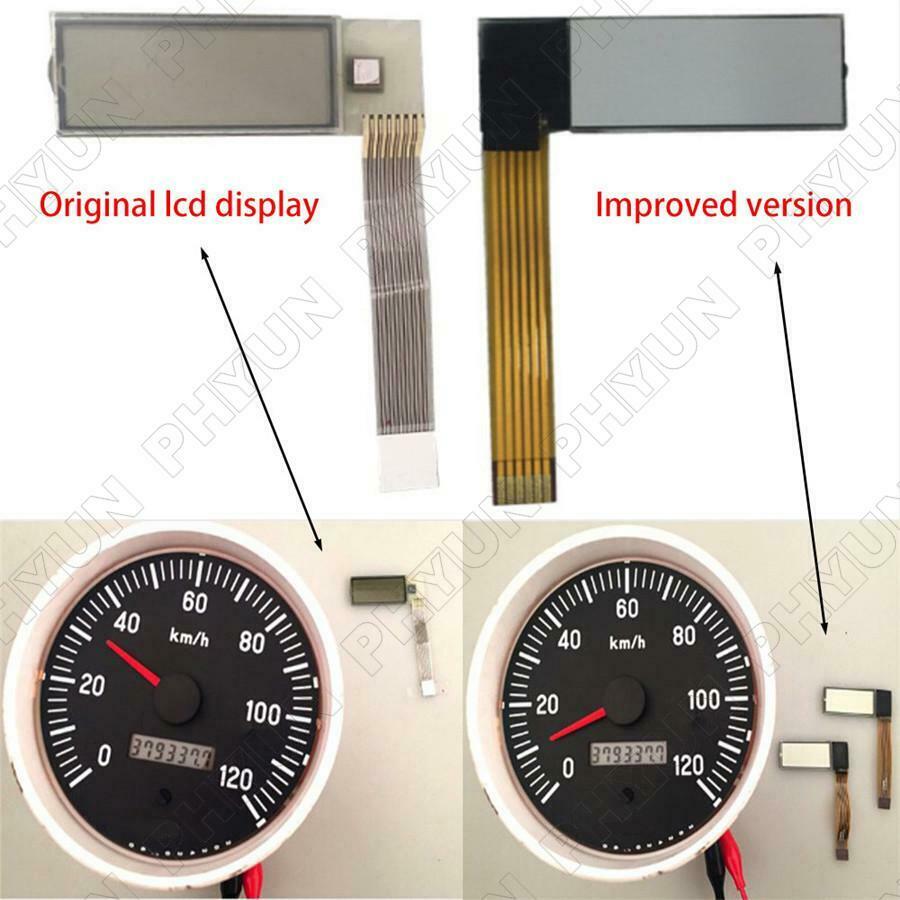 6Pin Speedometer Tachometer LCD Display for VDO Gauge Tachometer Kenworth Truck