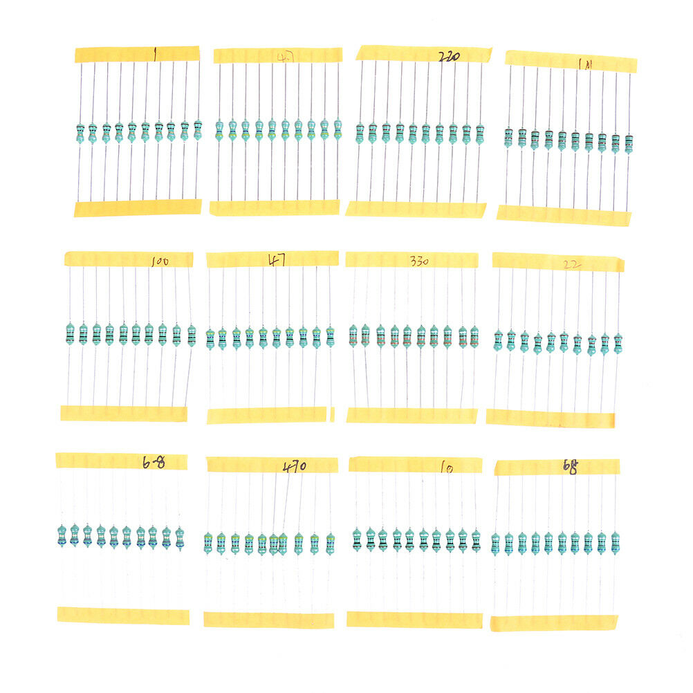 120pcs 0410 1/2W DIP inductors assortment kit 12 values 1UH-1MH HGUKD WF