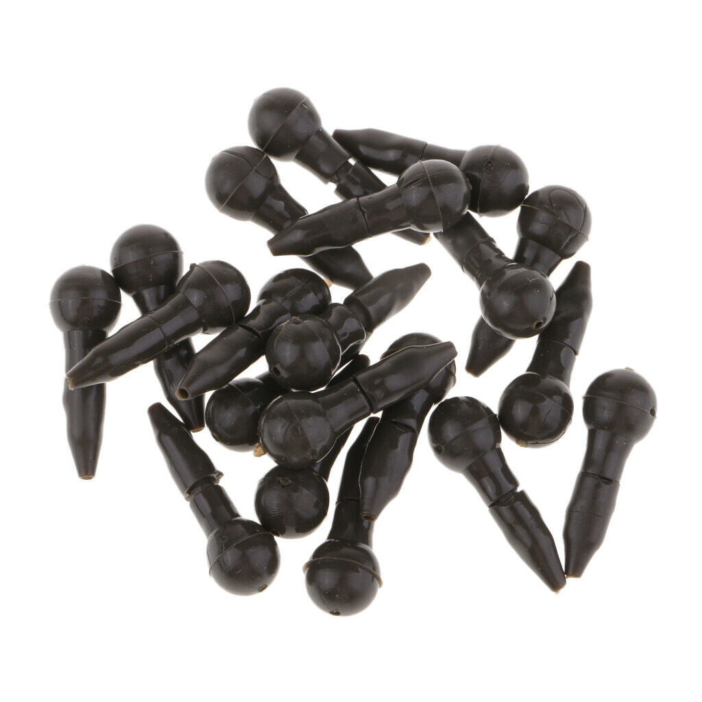 20pcs In-line Quick Change Beads Method Feeder Beads Hook Connectors Links