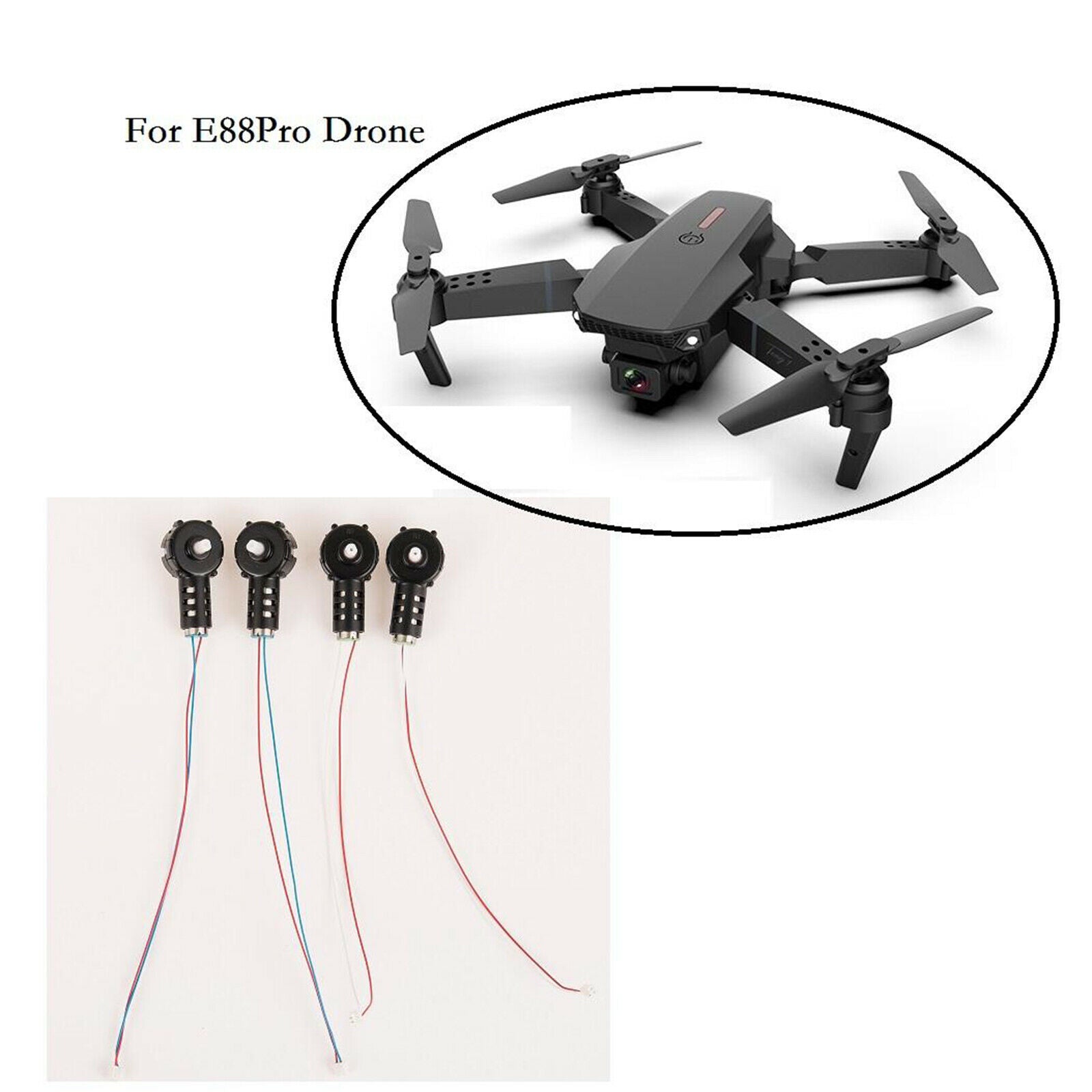 E88 Pro Folding Drone Replacement Motor Easy to Install Attachment Present