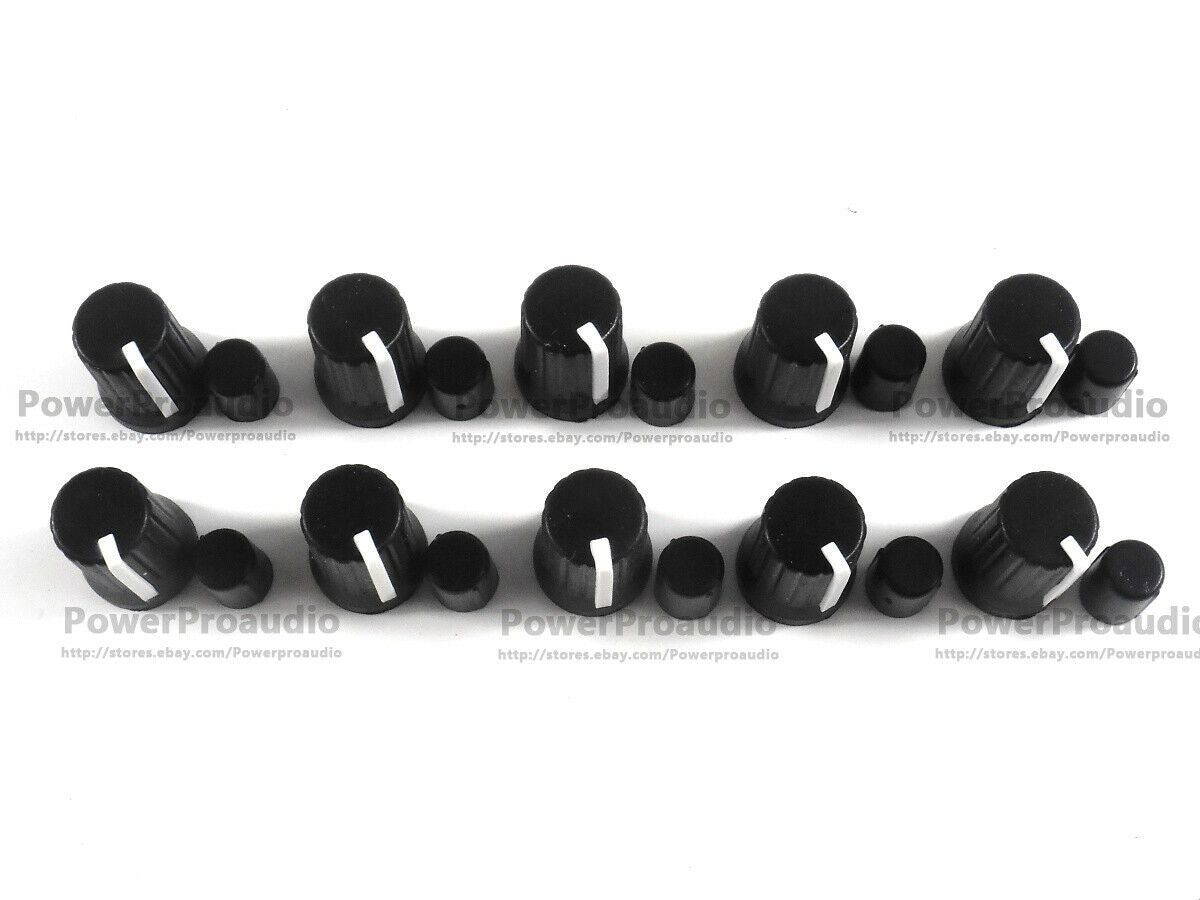10PCS Black Rotary Control Knob For Pioneer XDJ-RX R1 RZ AERO DJM-T1 S9 DIY DJ