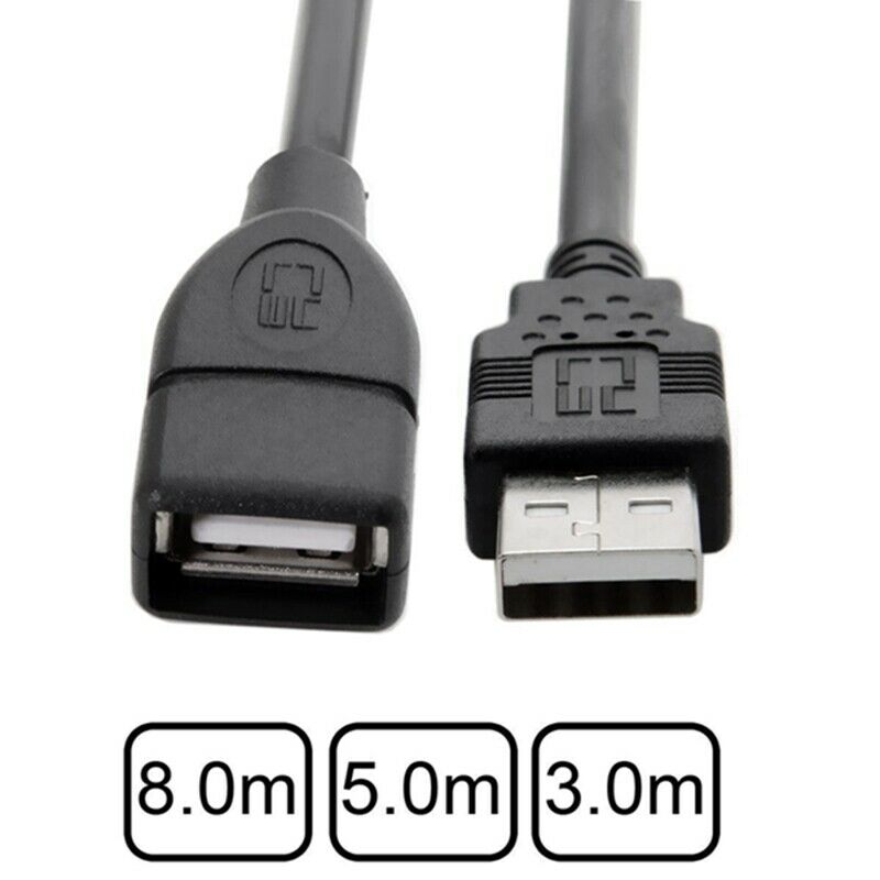 USB 2.0 Extension Cable - A-Male to A-Female - 9.8 Feet (3 Meters) I9D7