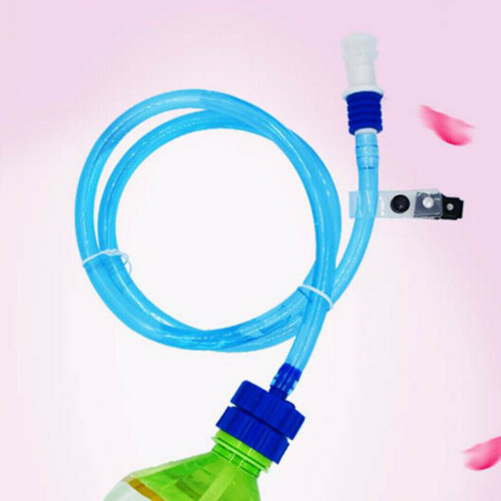 2X Water Bottle Hose Hydration Reservoir Pack Backpack System Kit Simple
