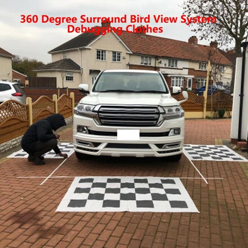 4Pcs Fabrics Calibration Cloth for 360 Degree Surround Bird View Panoramic DVRW1