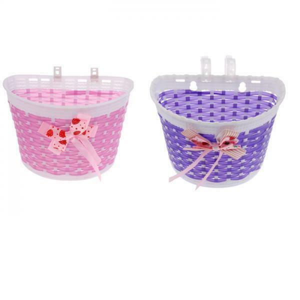 2 Pieces Bike Basket Detachable Bicycle Bike Kids Shopping Basket, Bike Basket