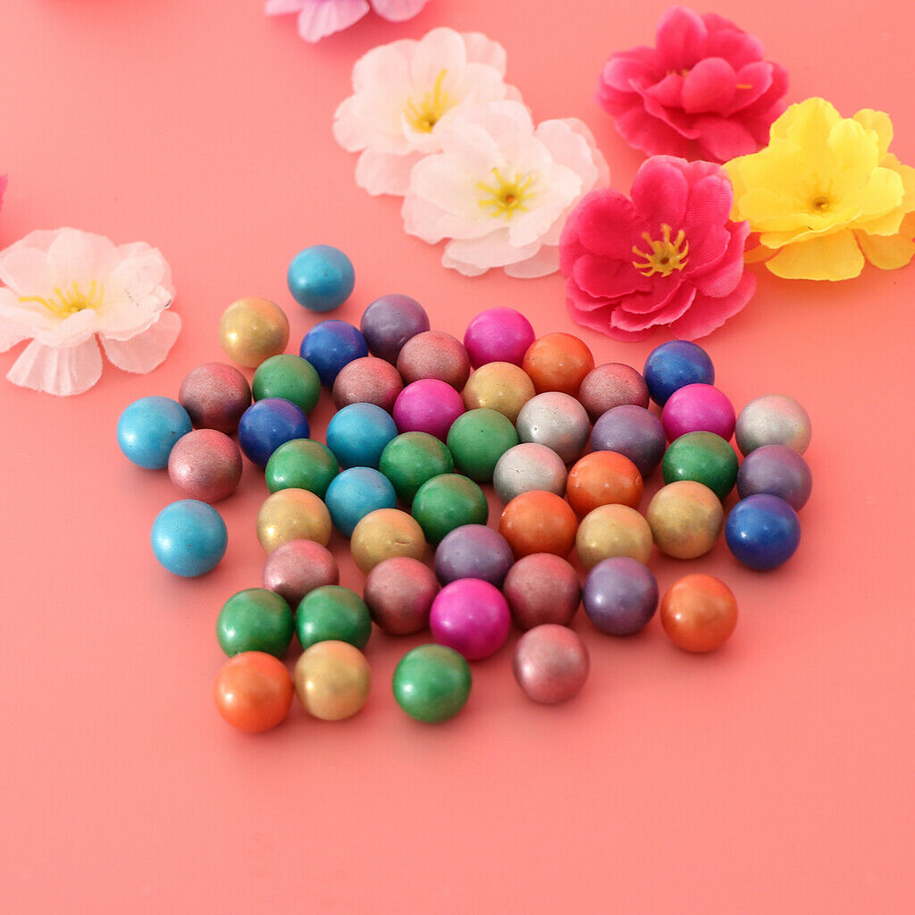 90x 16mm Fun Glass Marbles Balls Run Chinese Checkers Marble Solitaire Toys