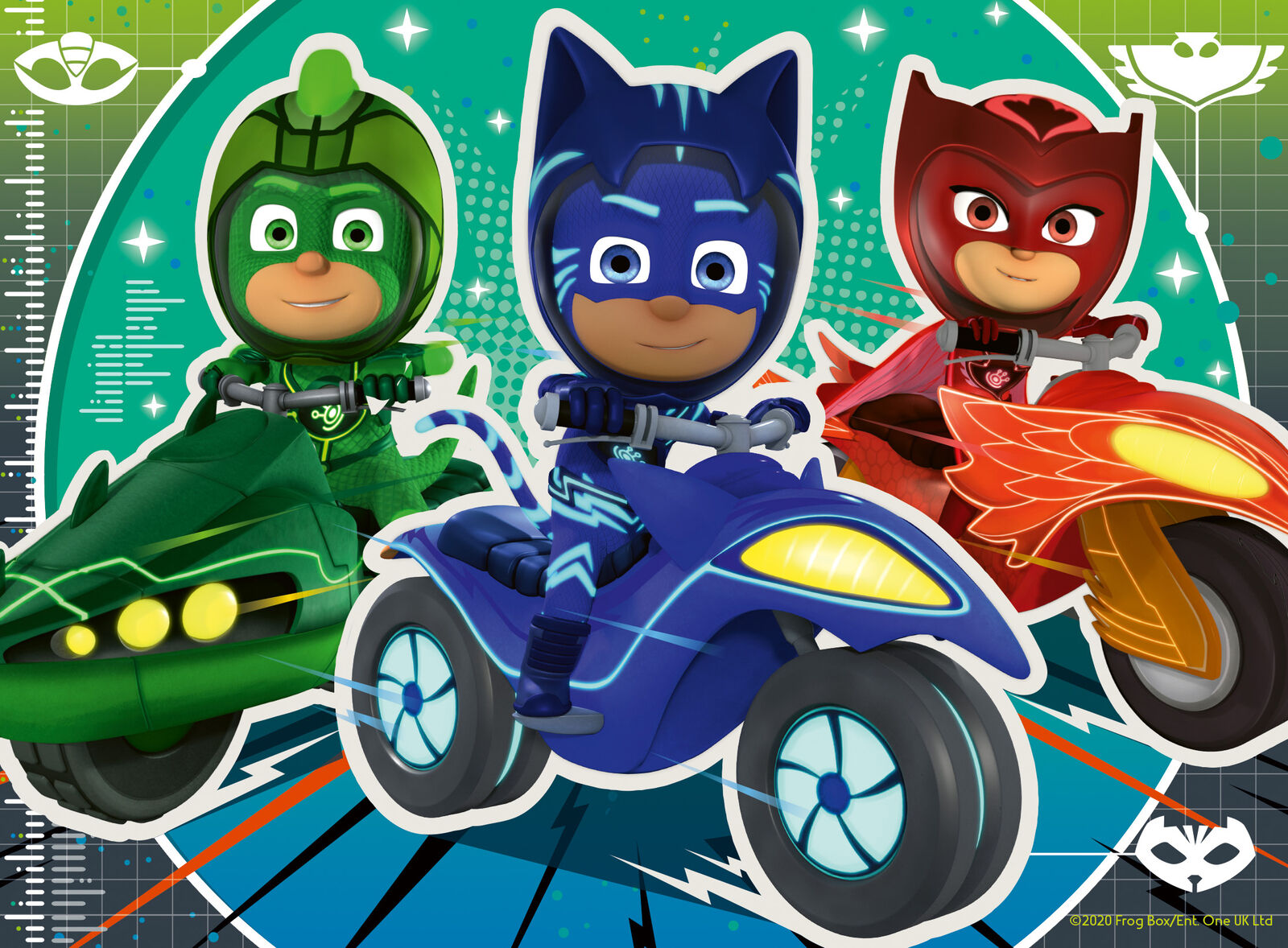 05058 Ravensburger PJ Masks 4 in a Box Jigsaw Puzzles Children Kids Age 3 Years+