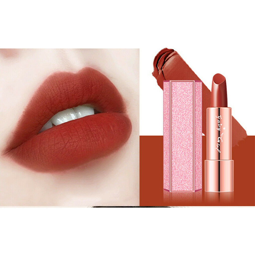 Waterproof Long Lasting Velvet Matte Lipstick Cosmetic Red Series Lip Gloss 03