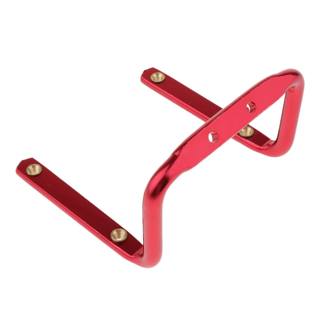Double Rack Water Bottle Cage Holder Bicycle Seat Post Saddle Rack Red