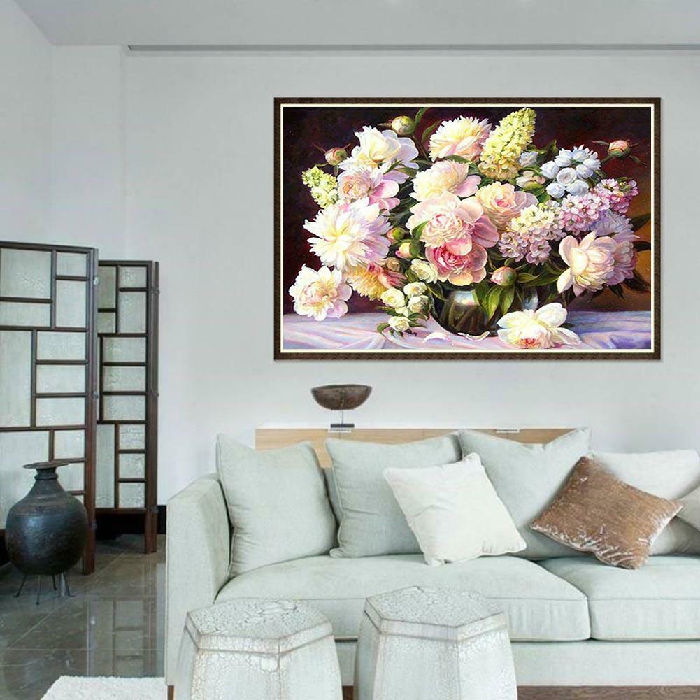5D DIY Warm Flowers Full Drill Diamond Embroid Painting Cross Stitch Kits @