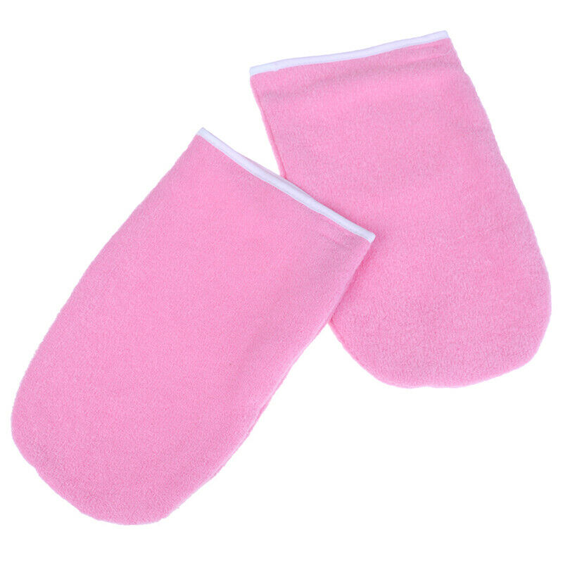 1 Pair Wax Warmer Protection Paraffin Hand Gloves Heater SPA Cotton MitteDD