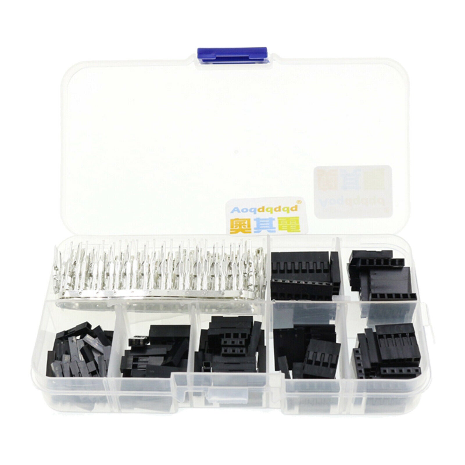 310 PCS Jumper Cable Connector Adapter Male Female Crimp Terminal 2.54mm Pitch
