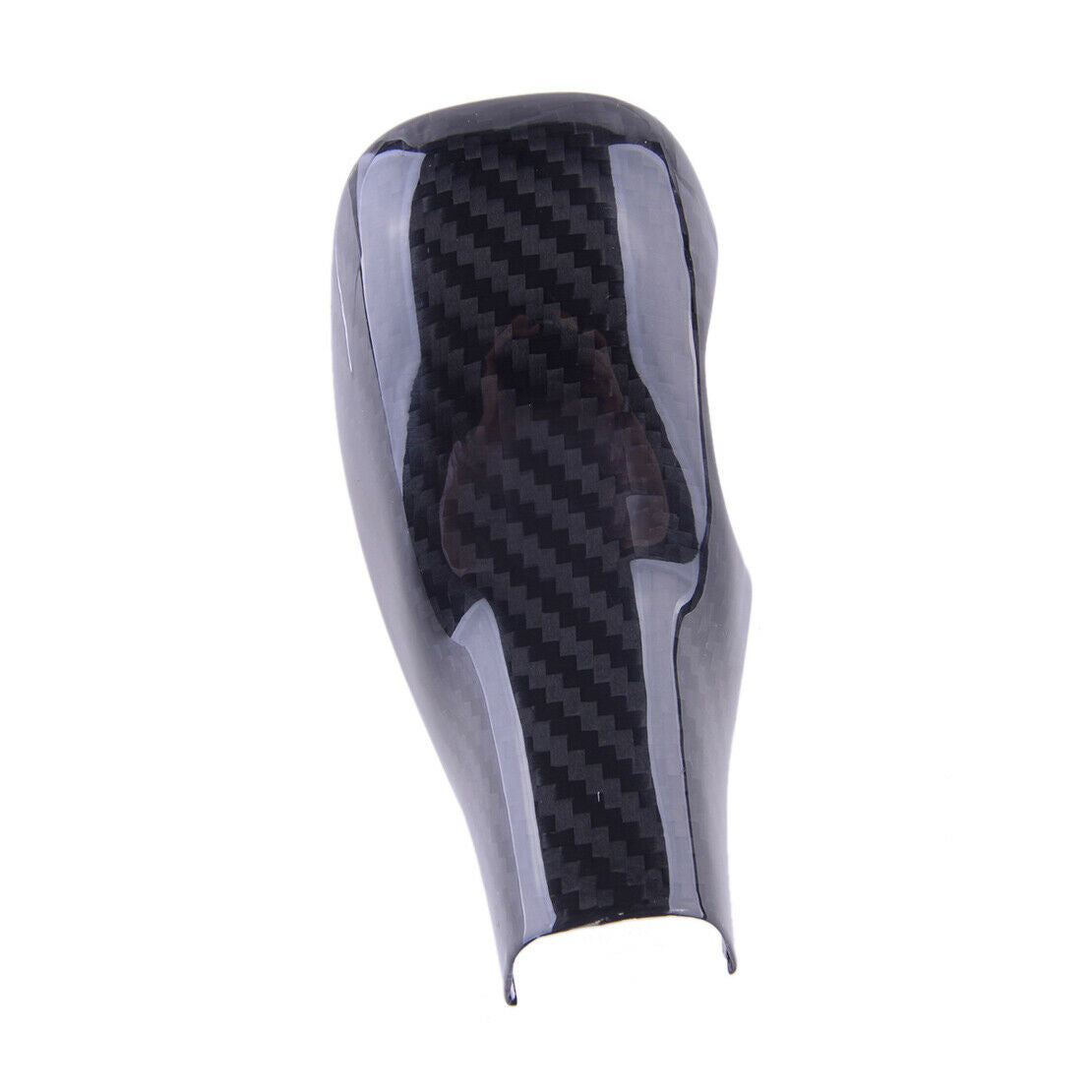 2x/set Real Carbon Fiber Gear Shift Knob Cover Trim Fit For Cadillac XT5 2016-18
