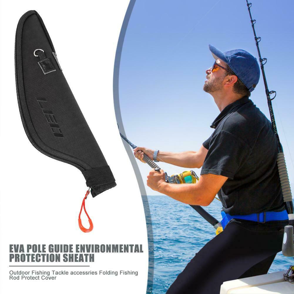 Composite EVA Folding Fishing Rod Guided Ring Protect Cover Sea Fish Gears @