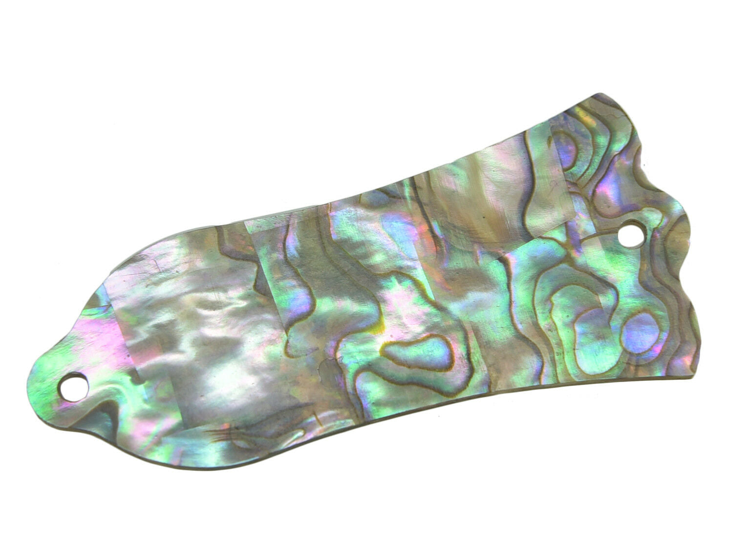 Natural Abalone Shell Guitar Truss Rod Cover with 2 Holes Fits Gibson Les Paul