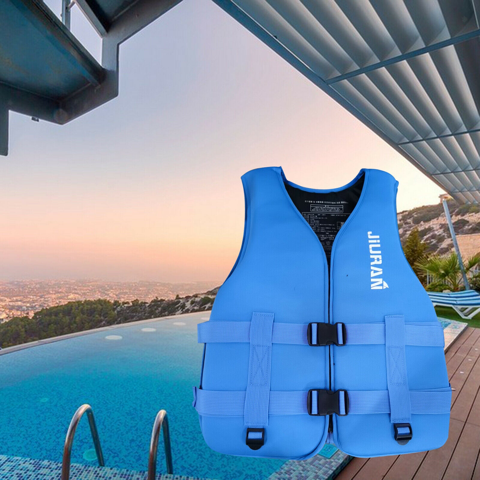 2x Sailing Life Jacket Premium Life Vest W/ Crotch Straps Emergency Clothes