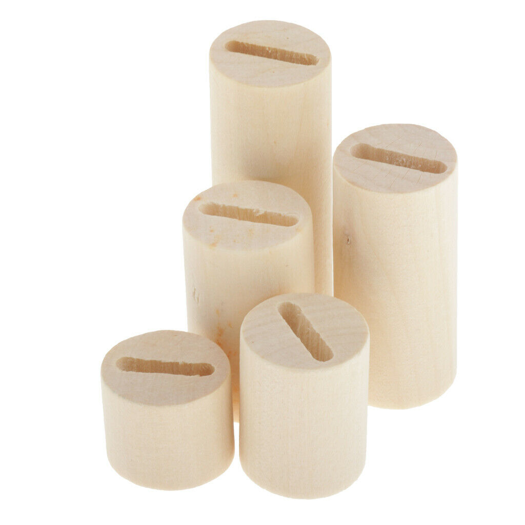 Pack of 5 Ring Jewelry Display Stand Organizer Showcase Shop Decor Gift