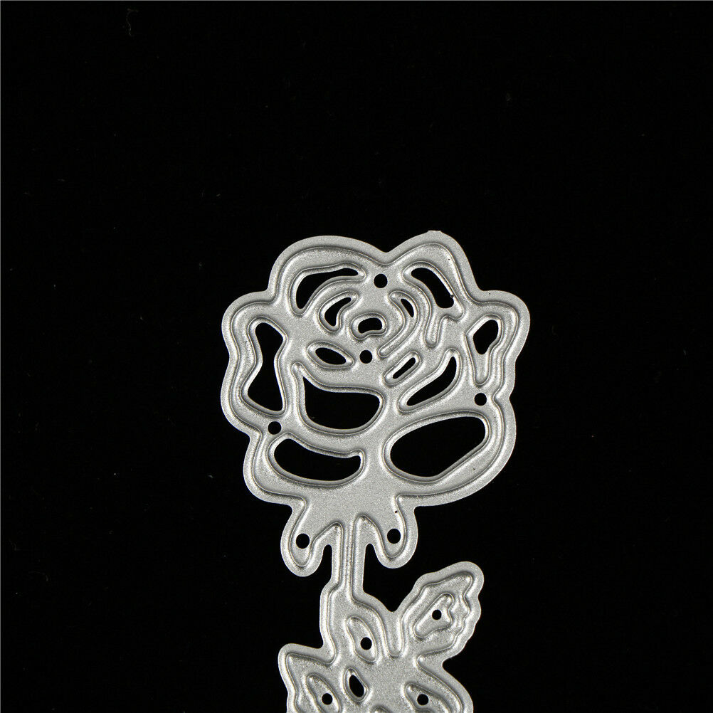Rose flower Metal Cutting Dies Stencil for DIY Scrapbooking Album Cards Ma.l8