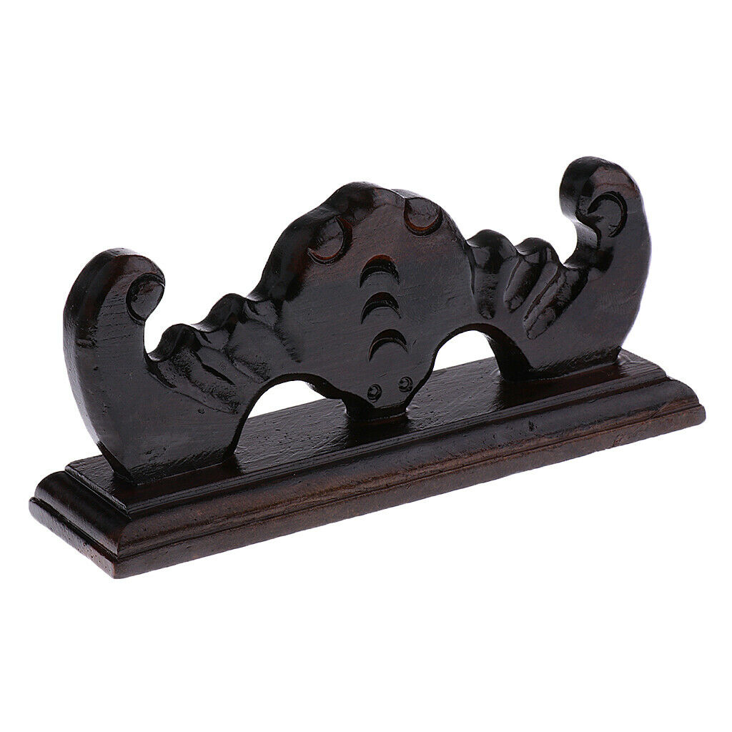 Chinese Traditional Brush Rack Brush Pen Holder Natural Wood Brush Penholder